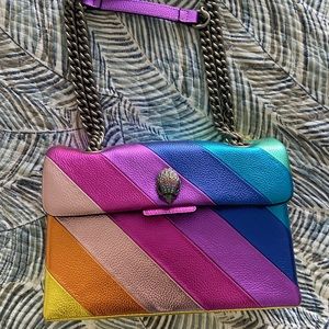 KURT GAIGER RAINBOW LEATHER HANDBAG